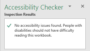No Accessibility Issues Found