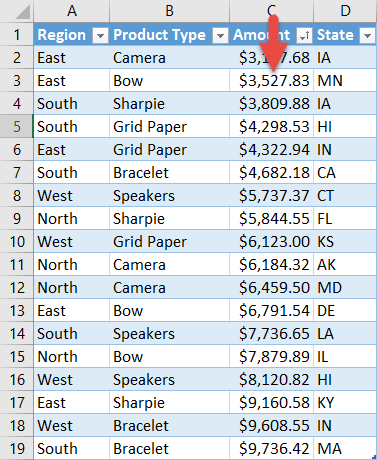 Match - Greater Than
